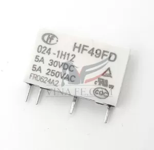 HF49FD-024-1H12 RELAY 24VDC 5A 4 Chân